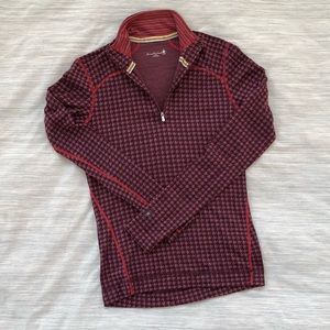 Smartwool Merino Wool 1/4 Zip Base Layer